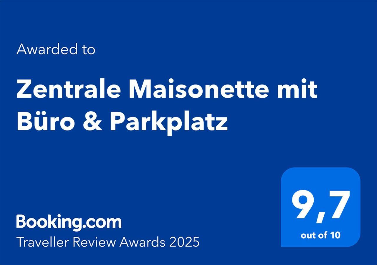 Zentrale Maisonette Mit Buero & Parkplatz Griesheim  Esterno foto